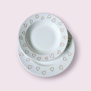 Servizio Piatti Cuori Ø 28cm