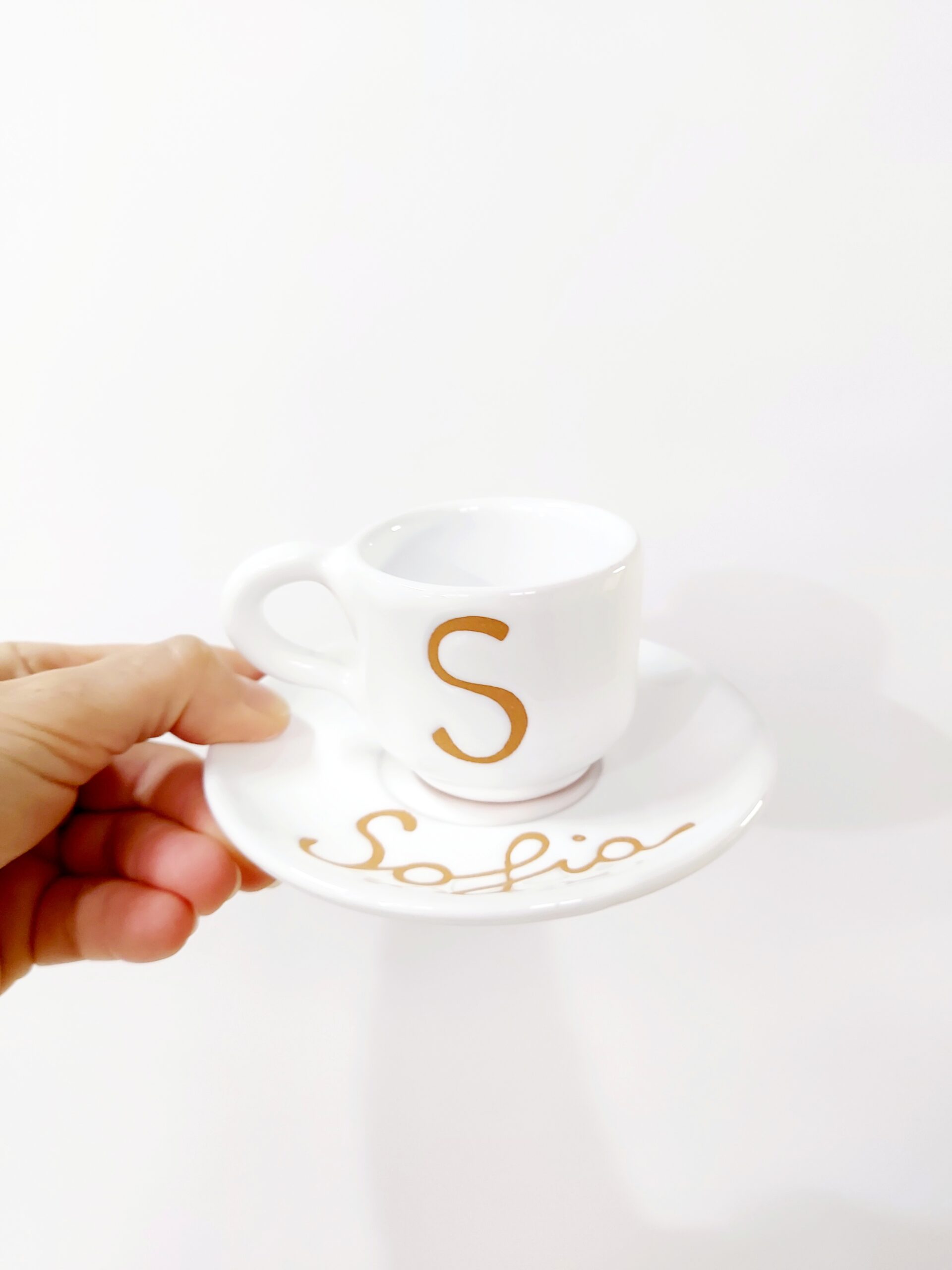 Tazzina caffè personalizzata - Kernos Ceramiche Artigianali Sarde